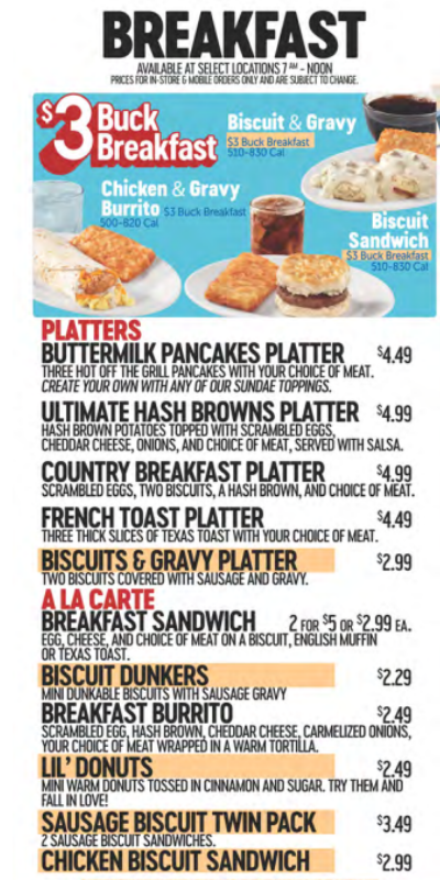 Dairy Queen Breakfast Menu Prices and Timings