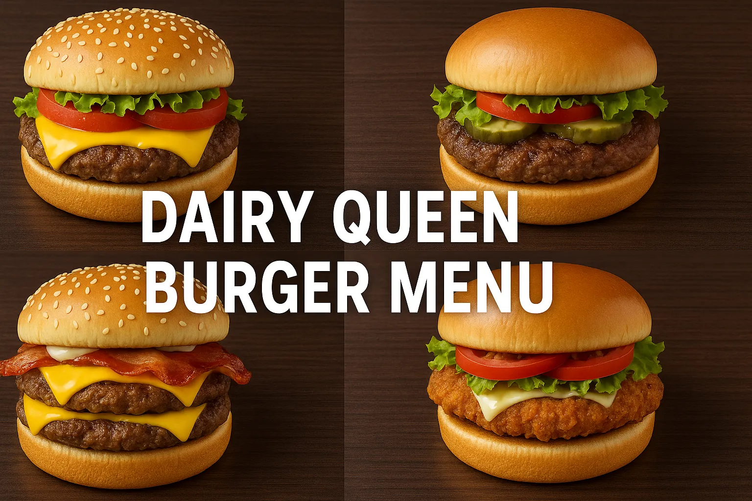 Dairy Queen Burger Menu