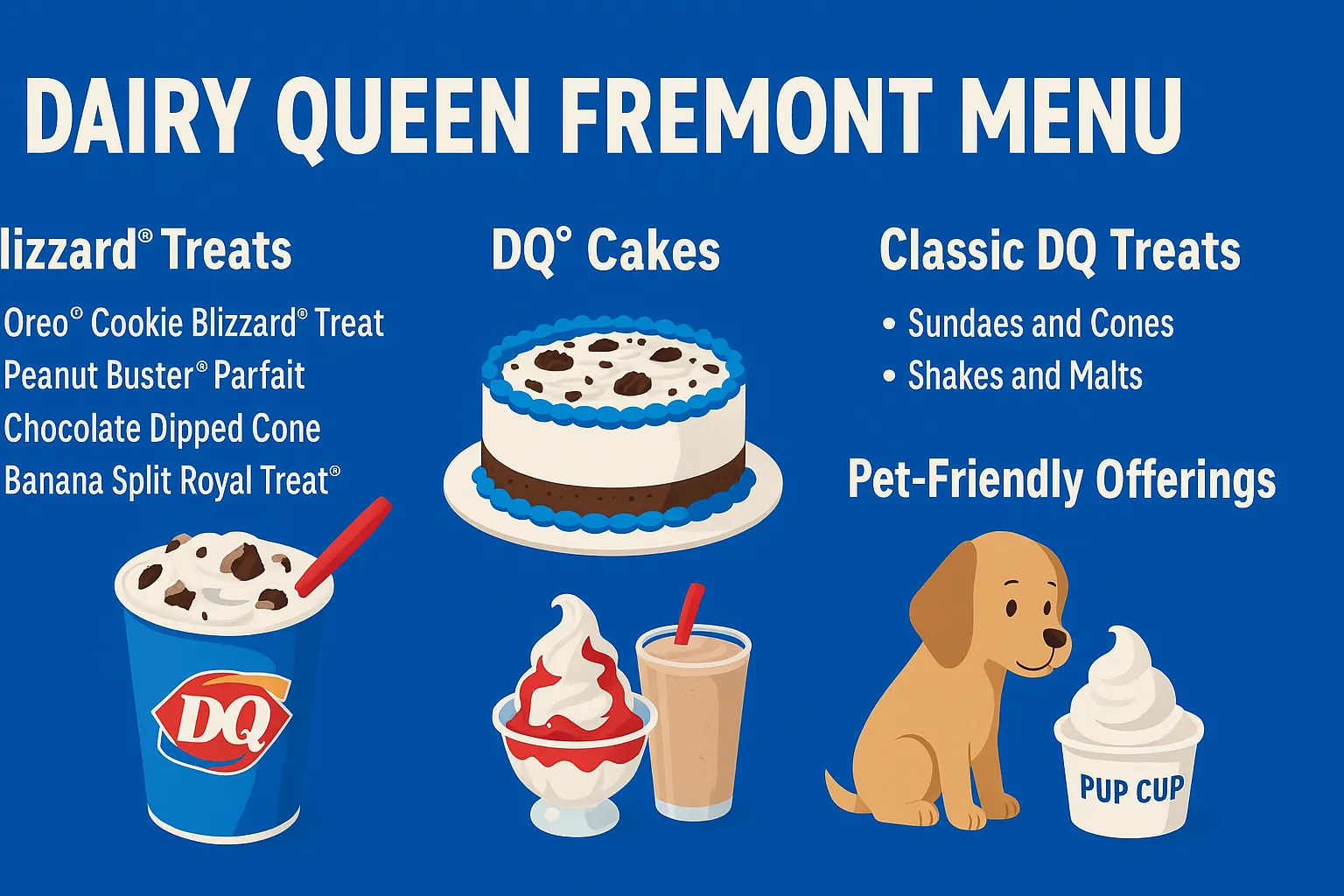 dairy queen fremont menu