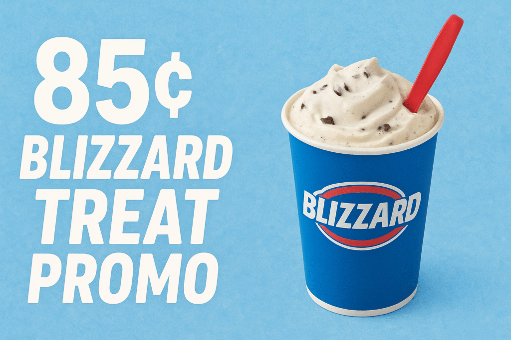 85¢ Blizzard Treat Promo