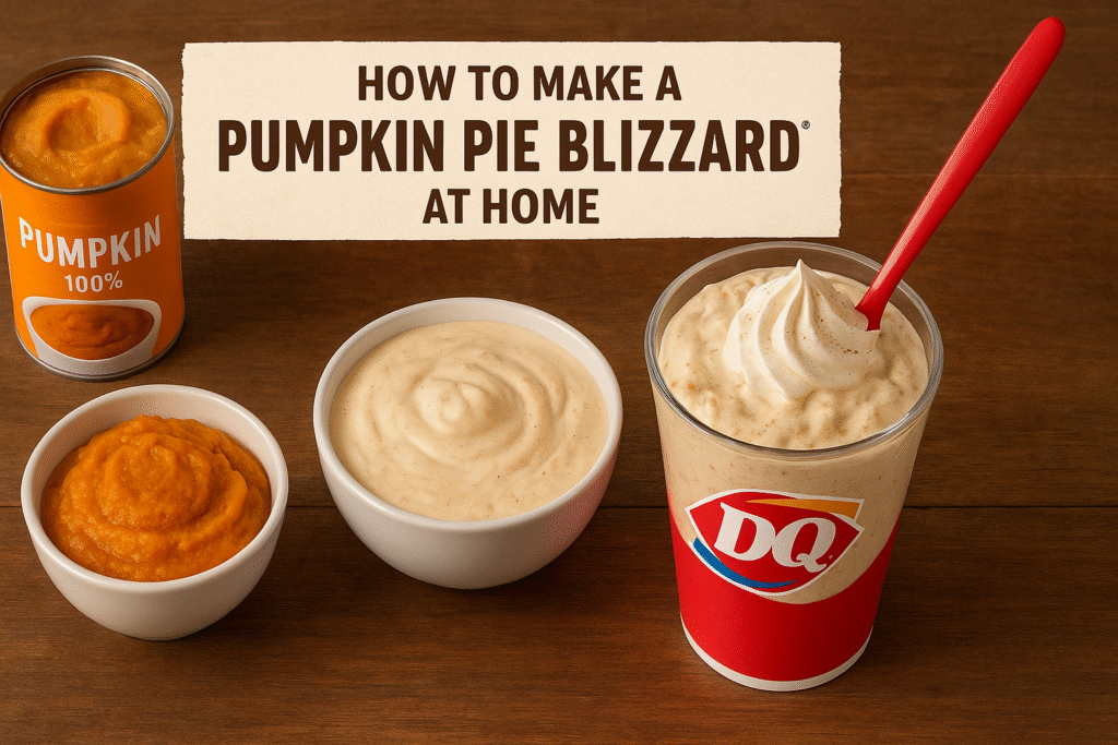 How to Make a Pumpkin Pie BLIZZARD® at Home